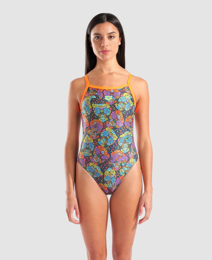 arena Flowery Skulls Limited Edition Challenge Back