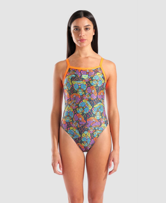 arena Flowery Skulls Limited Edition Challenge Back
