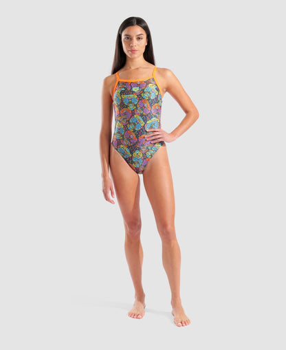 arena Flowery Skulls Limited Edition Challenge Back