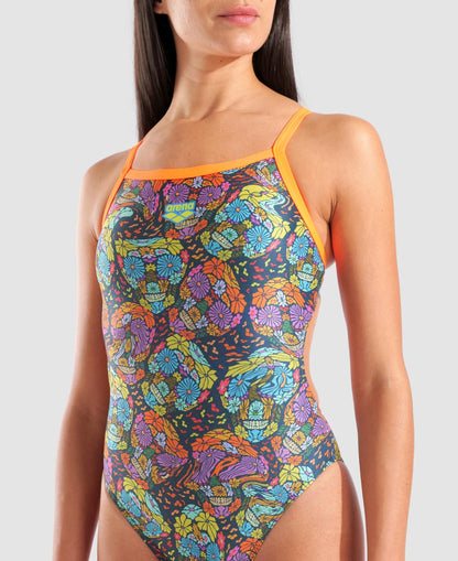 arena Flowery Skulls Limited Edition Challenge Back