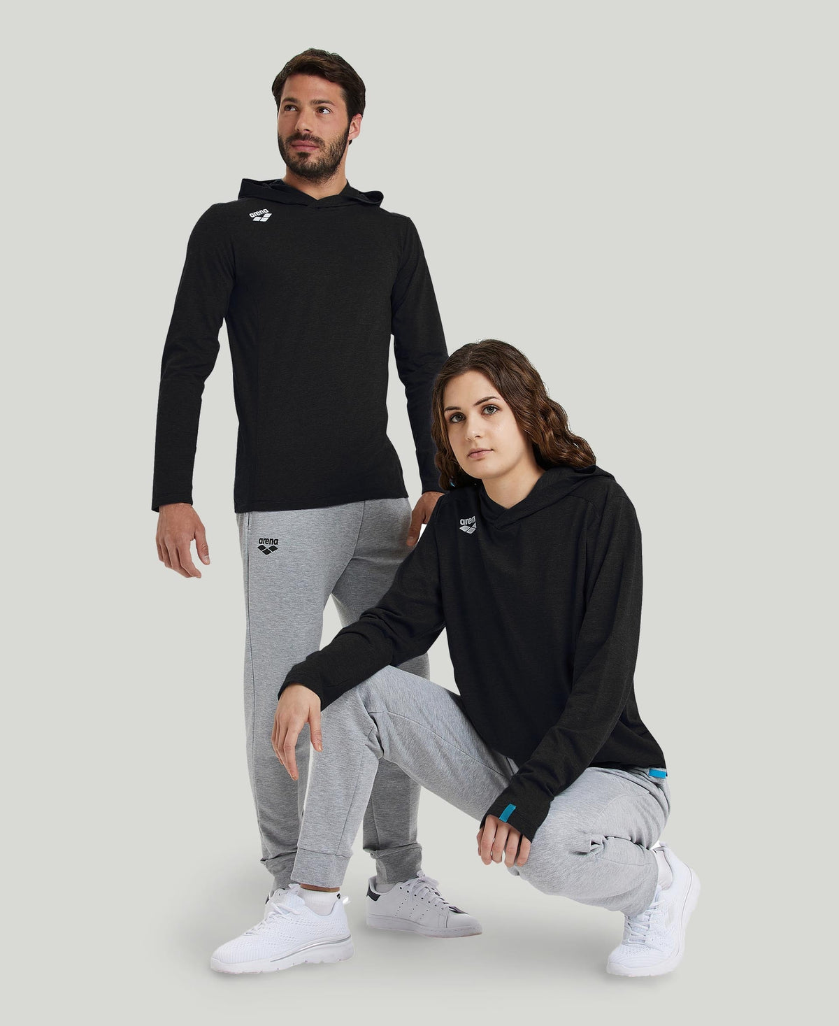 arena Unisex Team Hooded T-shirt Panel