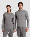 Dark Grey Melange-White-Black