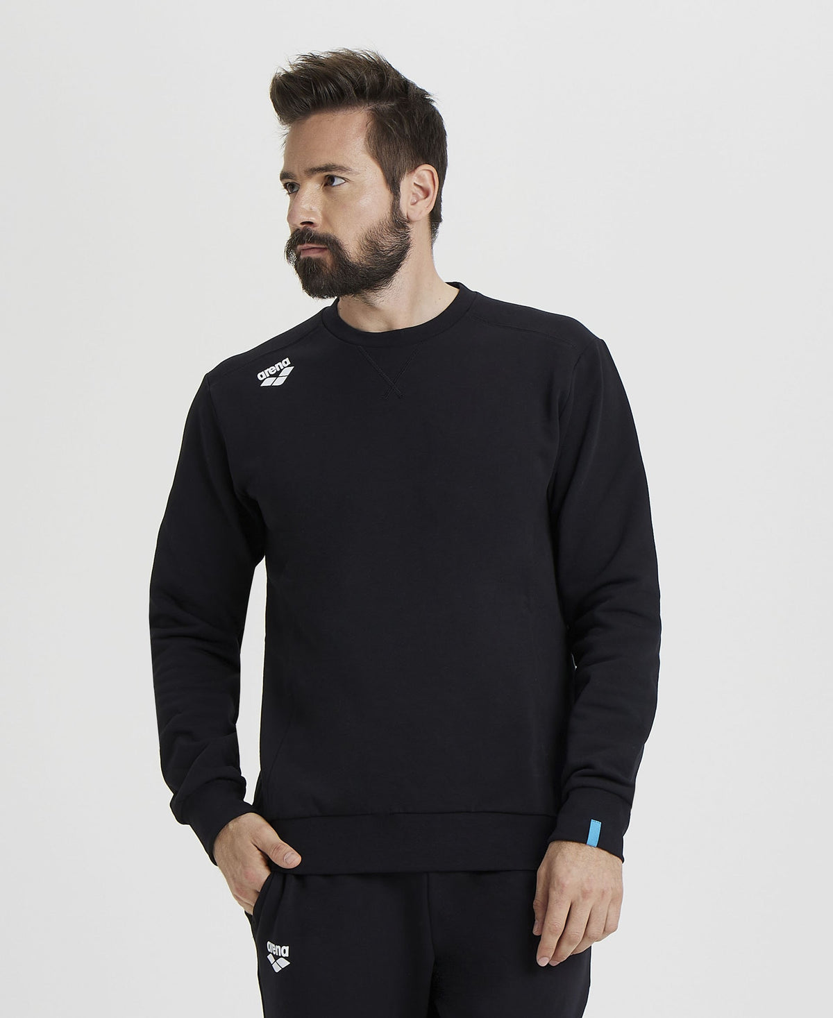 arena Unisex Solid Crewneck