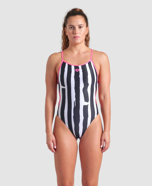 arena Painters Stripe Lace Back