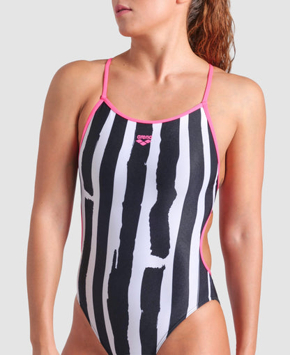 arena Painters Stripe Lace Back
