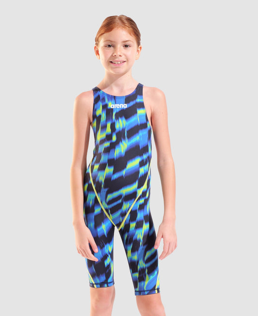 arena Powerskin ST Next Aqua Gleam Limited Edition Open Back Jr