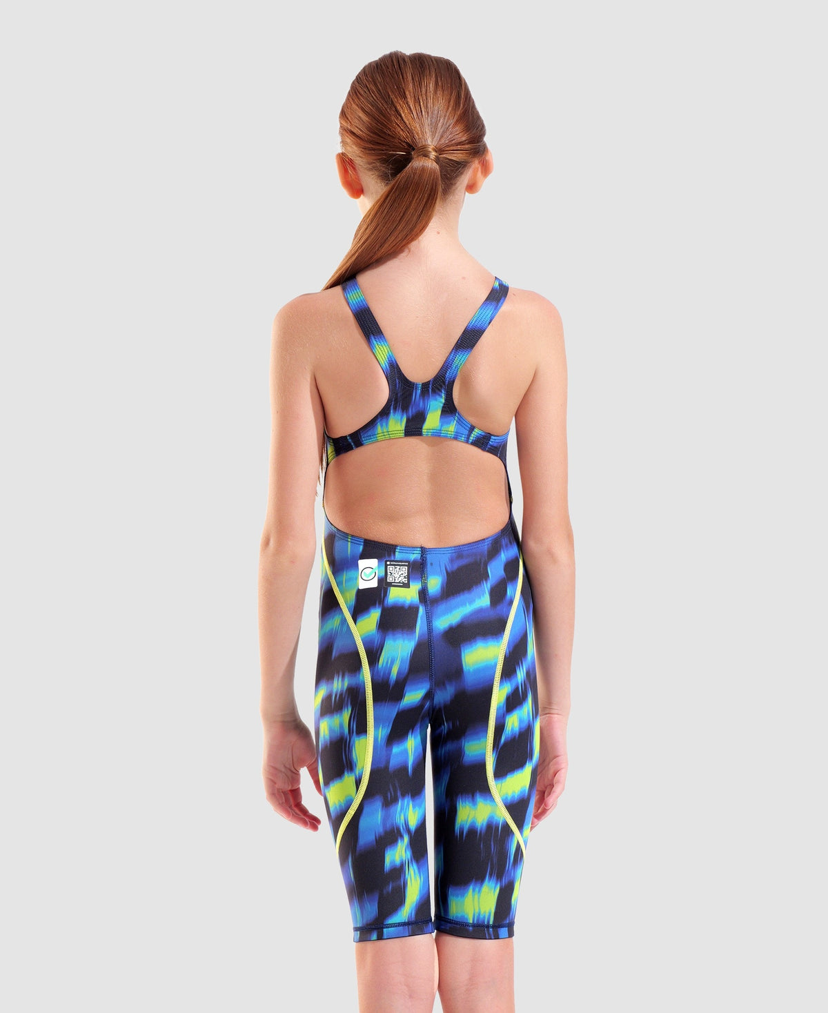 arena Powerskin ST Next Aqua Gleam Limited Edition Open Back Jr