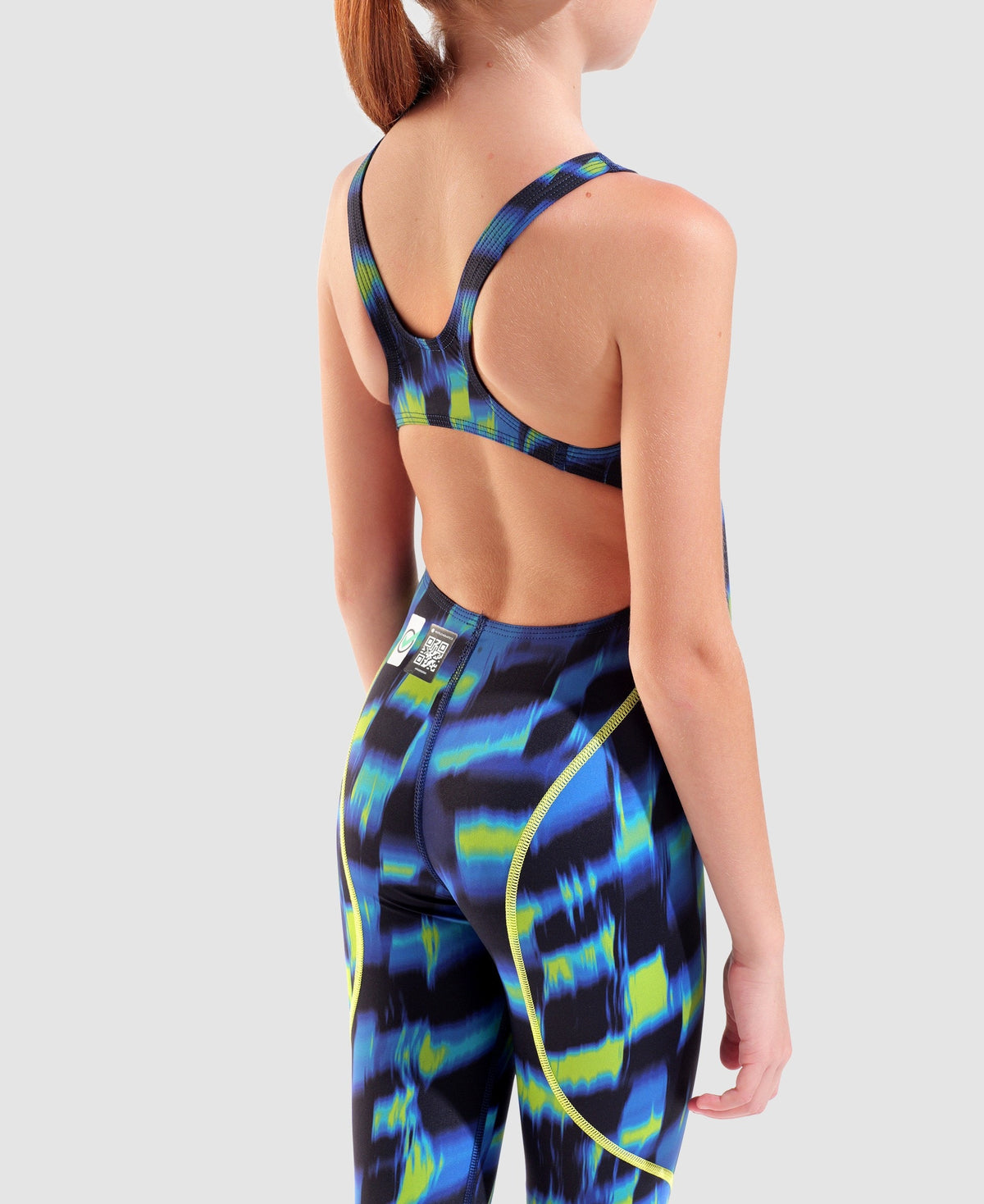 arena Powerskin ST Next Aqua Gleam Limited Edition Open Back Jr