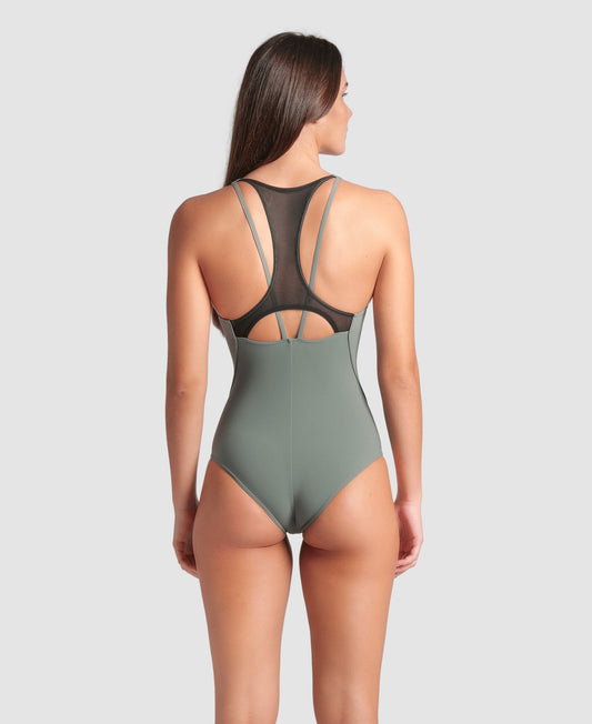 arena Mesh Panel Power Back One Piece