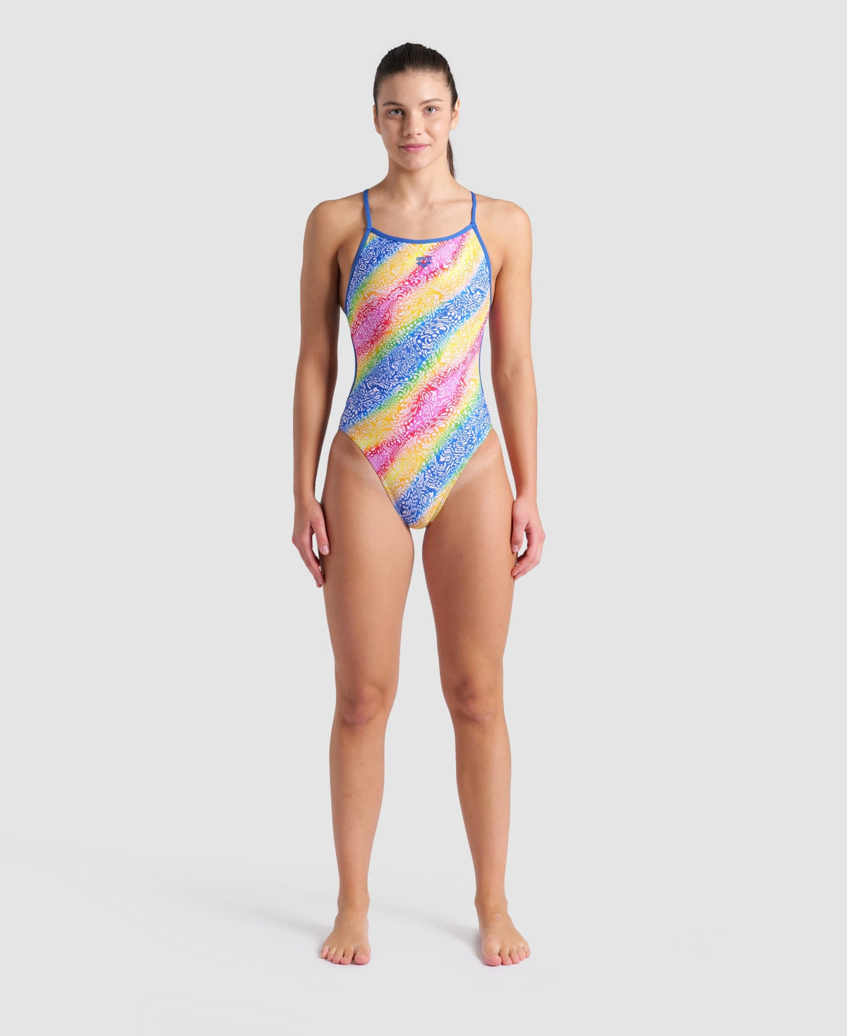 arena Let It Beat Lace Back One Piece